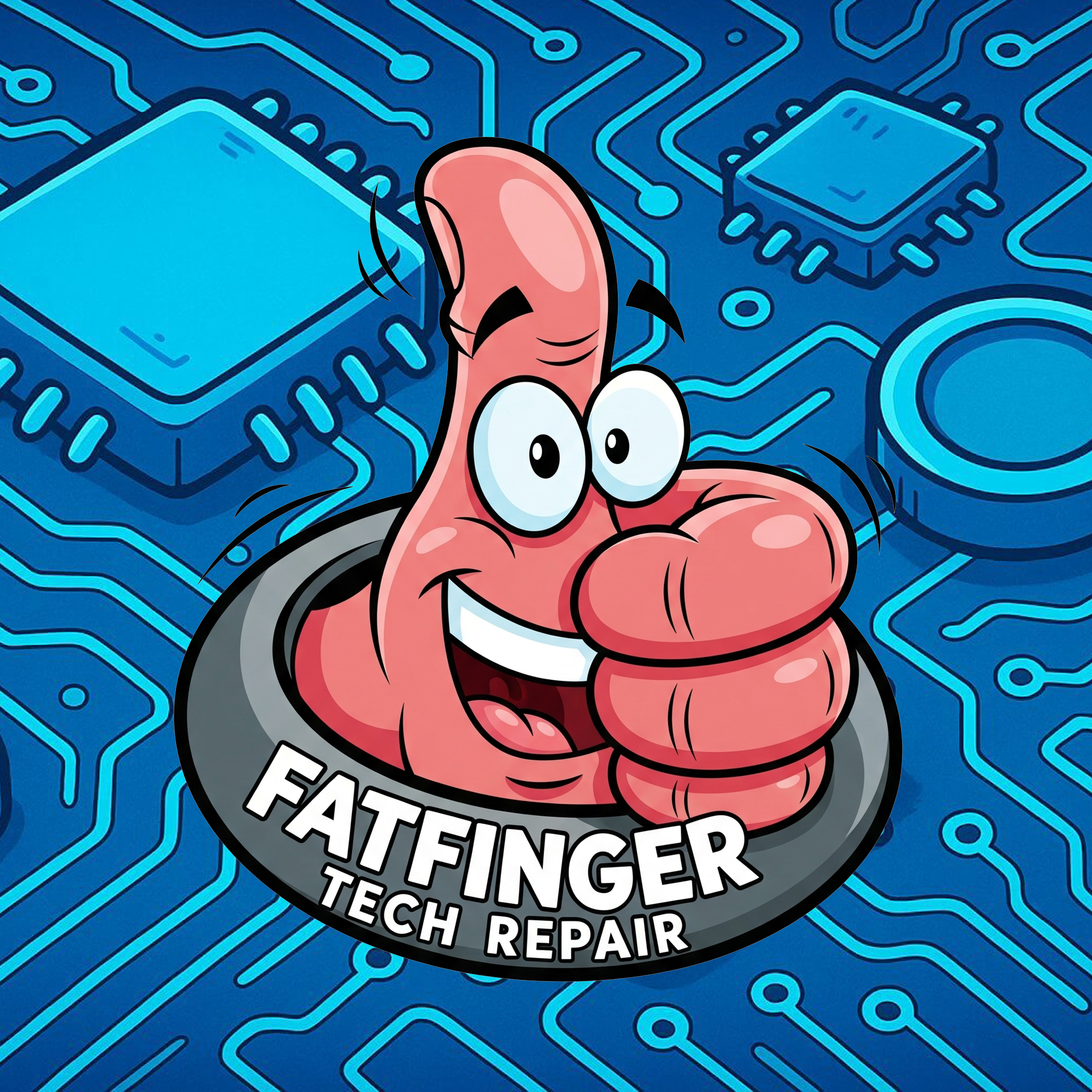 Fatfinger Tech Repair Logo